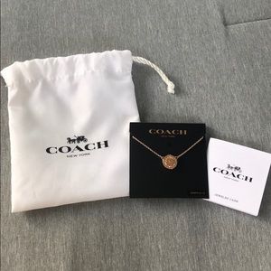 Rose Gold Coach Necklace